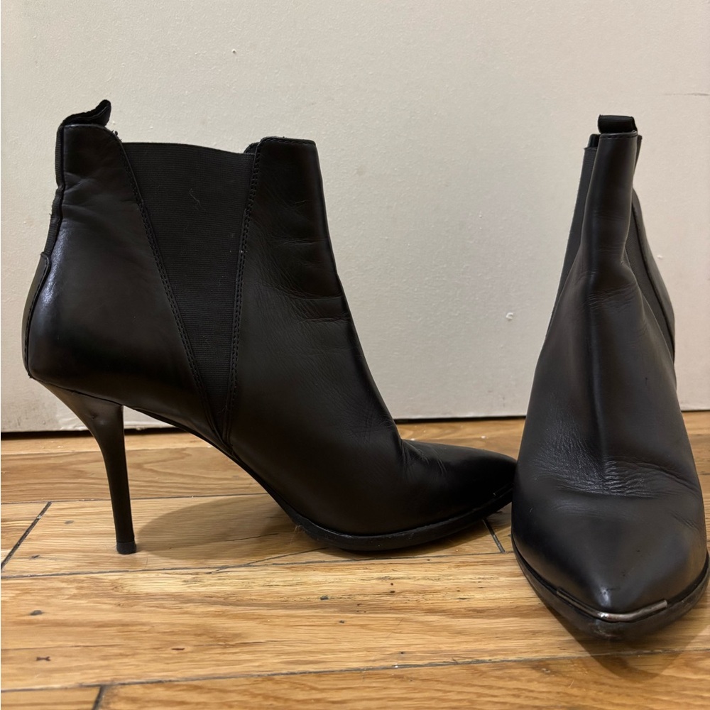 ACNE STUDIOS Black High Heel Ankle Boots